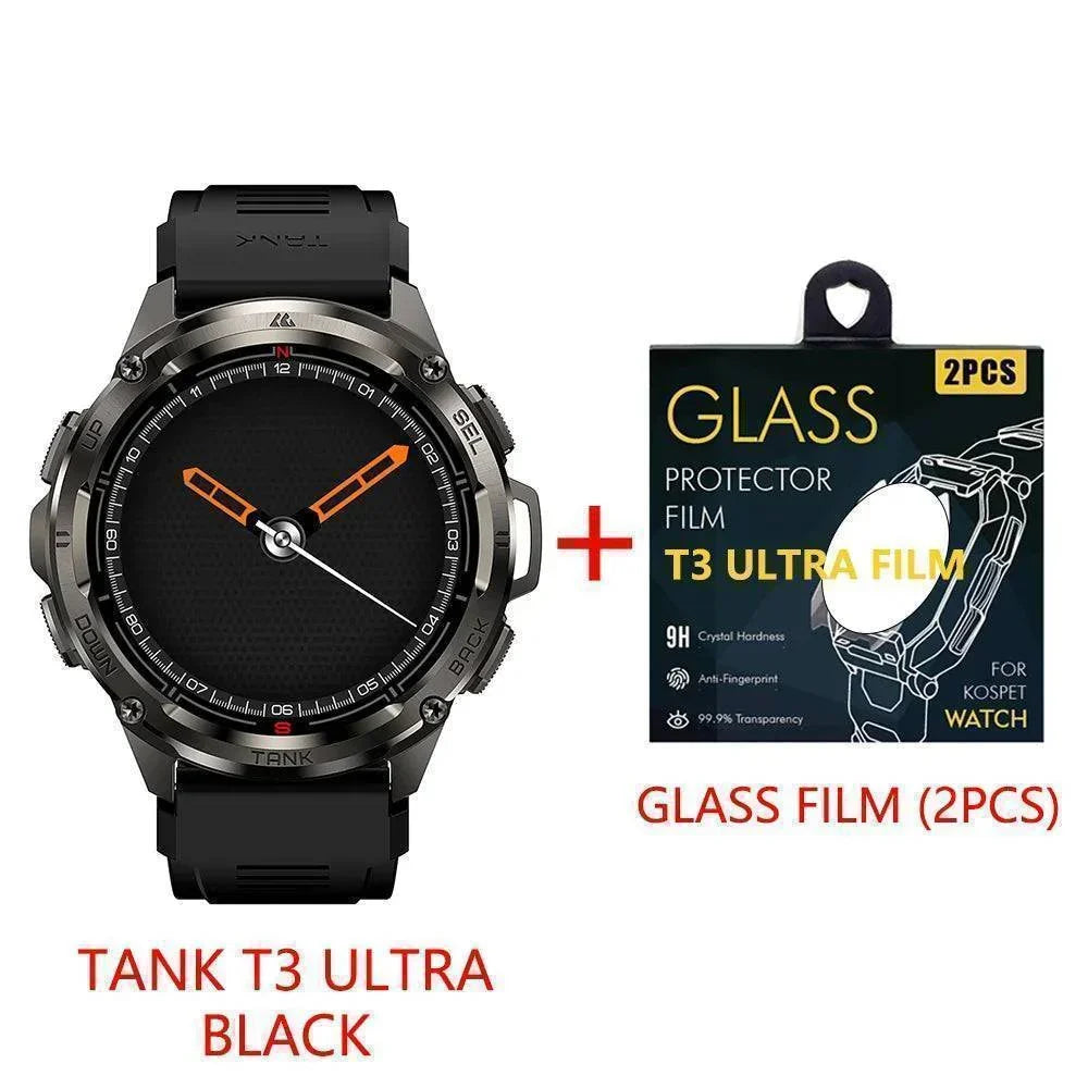Montre connectée AMOLED GPS T3 Ultra - Traqueur de fitness robuste