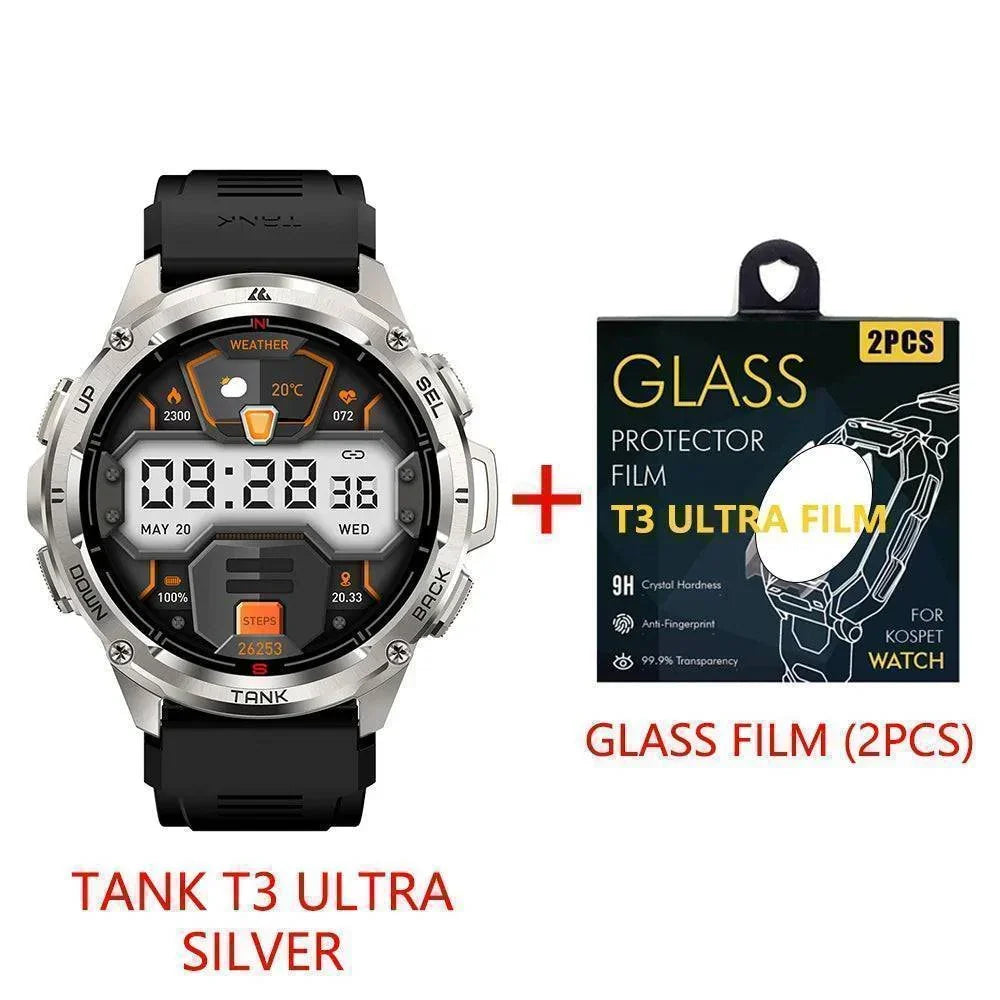 Montre connectée AMOLED GPS T3 Ultra - Traqueur de fitness robuste