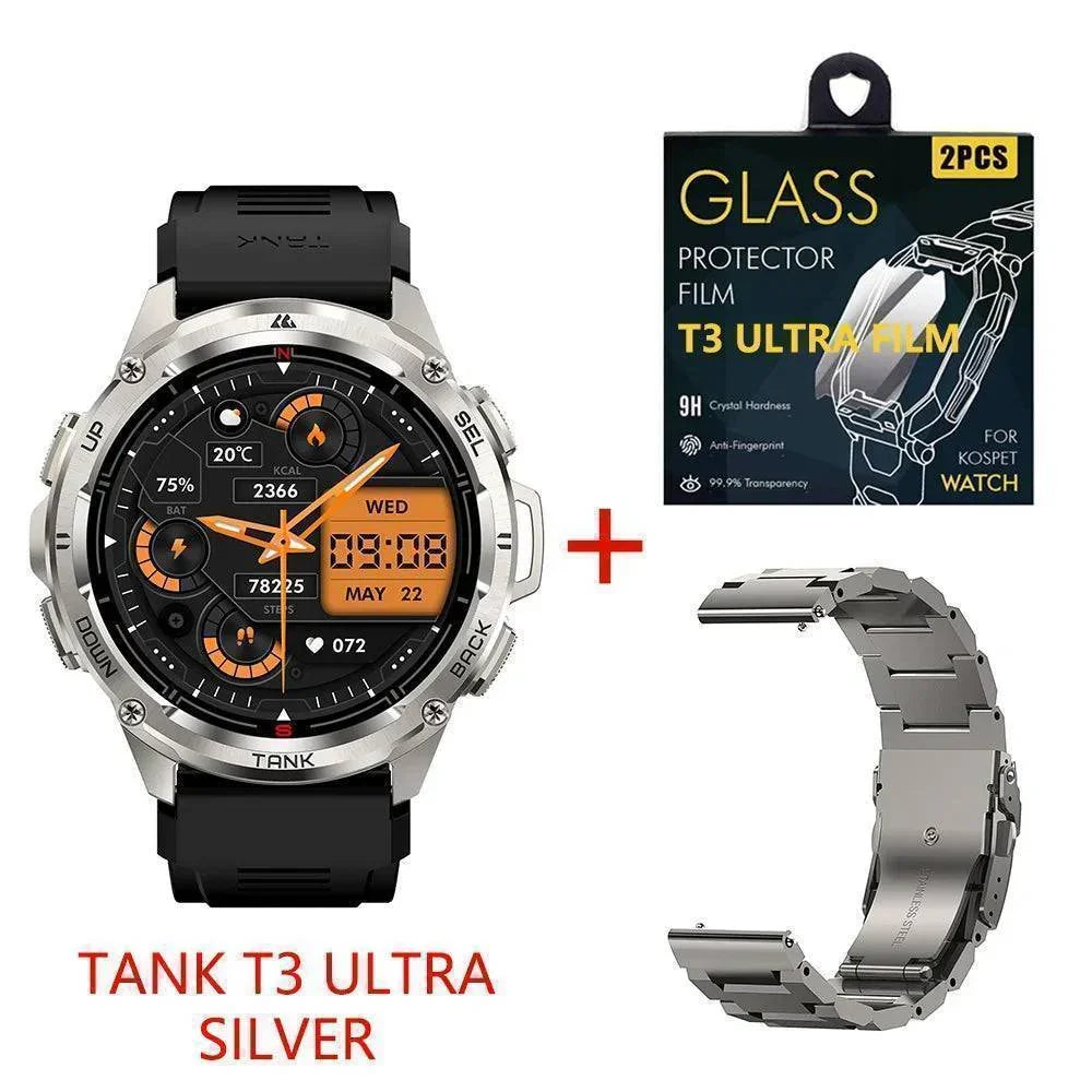 Montre connectée AMOLED GPS T3 Ultra - Traqueur de fitness robuste