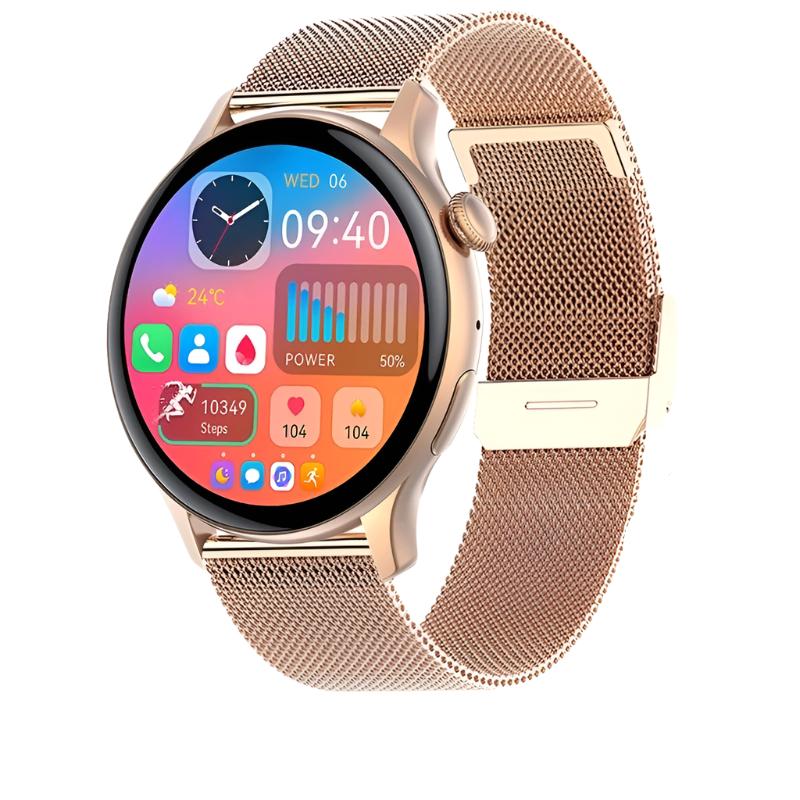 Montre connectée AMOLED pour femme