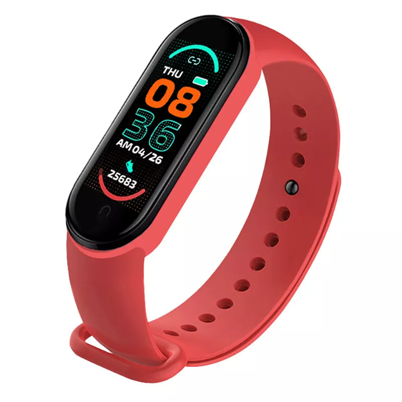 Montre connectée avec moniteur de pouls et de pression artérielle (résistante à l'eau et à la poussière)