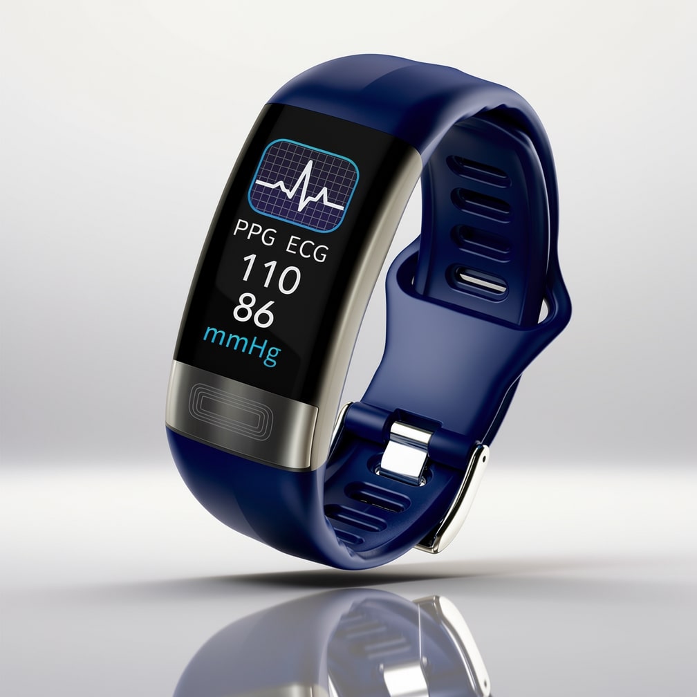 Montre connectée avec suivi de santé, ECG, tension artérielle et suivi du sommeil