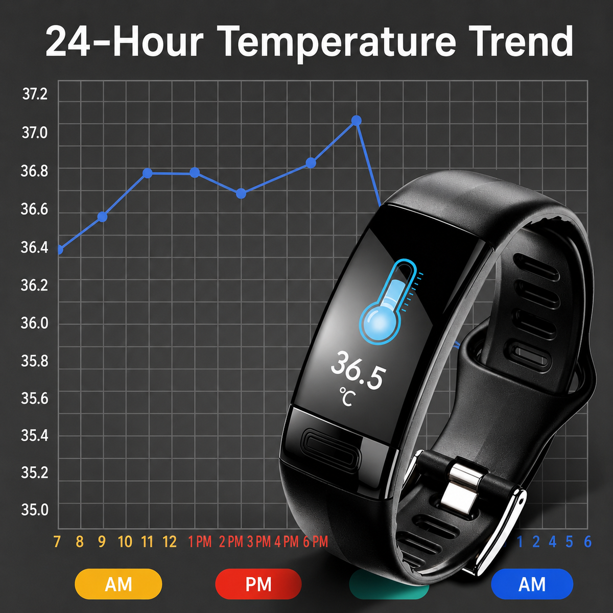 Montre connectée avec suivi de santé, ECG, tension artérielle et suivi du sommeil