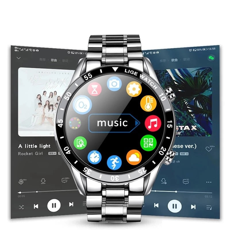 Montre connectée de luxe pour homme