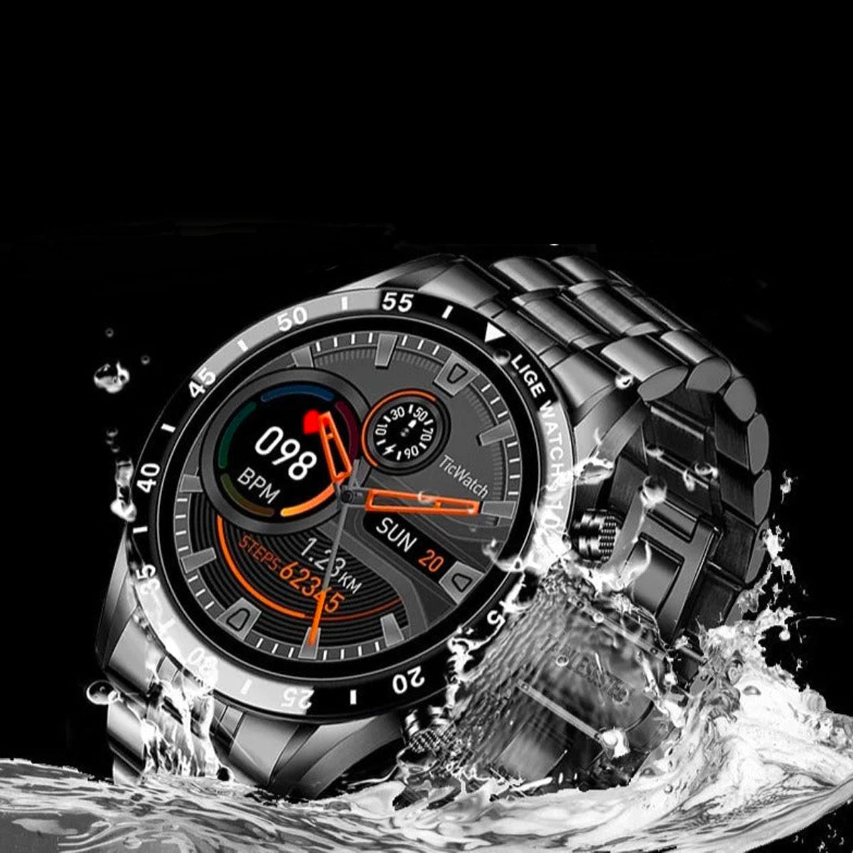 Montre connectée de luxe pour homme