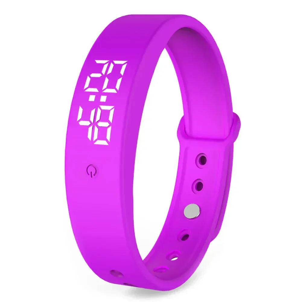 Montre connectée étanche avec réveil vibrant