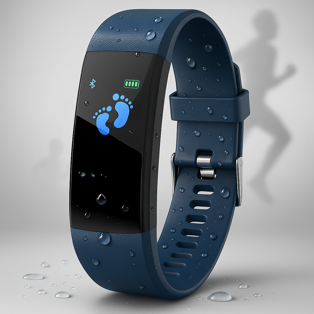 Montre connectée étanche avec suivi de la fréquence cardiaque et Bluetooth – idéale pour un mode de vie actif et le suivi de la condition physique