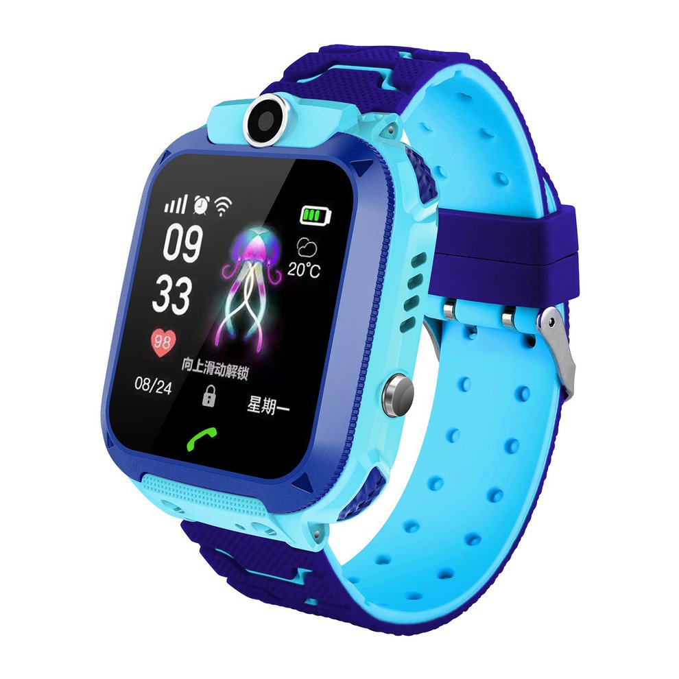 Montre connectée pour enfant avec GPS, appareil photo, appels téléphoniques et bouton SOS