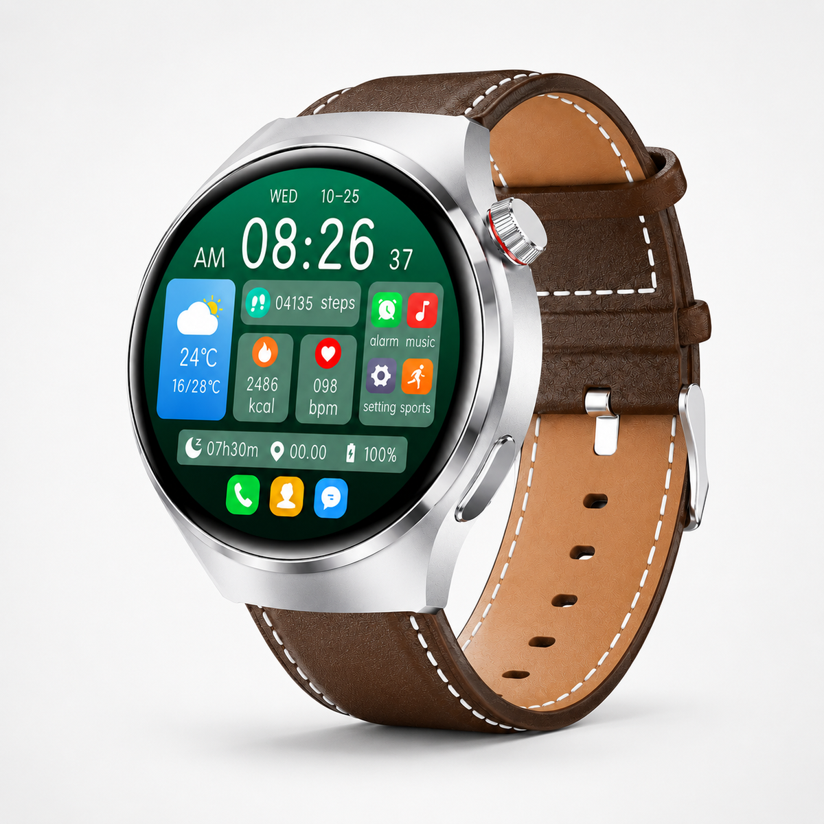 Montre connectée santé avec suivi de la tension artérielle