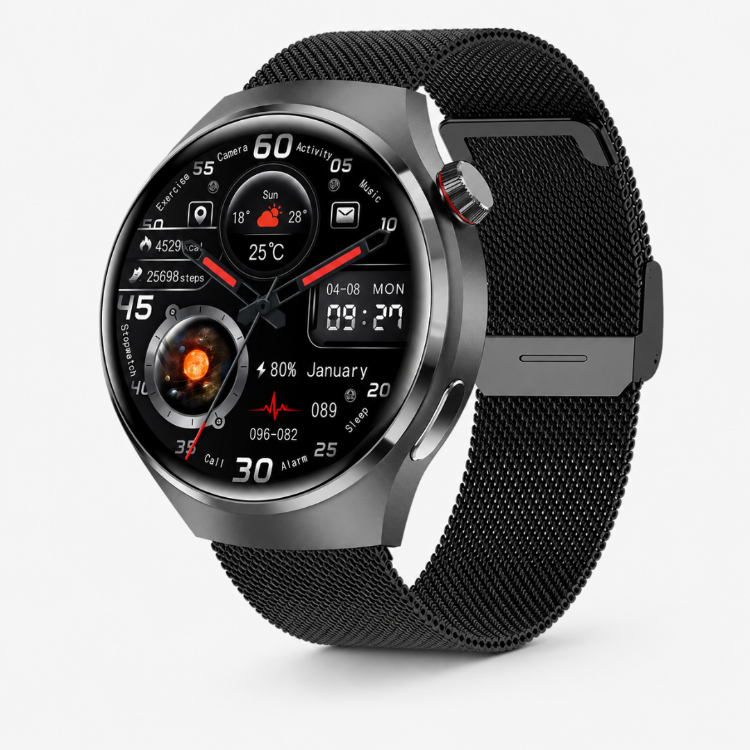 Montre connectée santé avec suivi de la tension artérielle