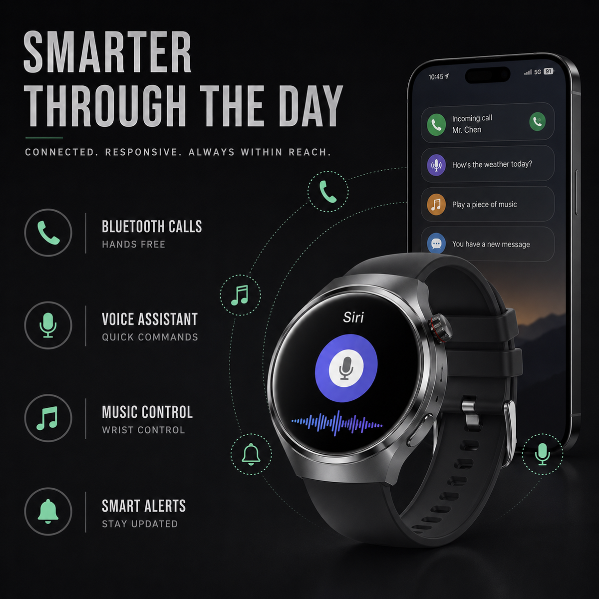 Montre connectée santé avec suivi de la tension artérielle