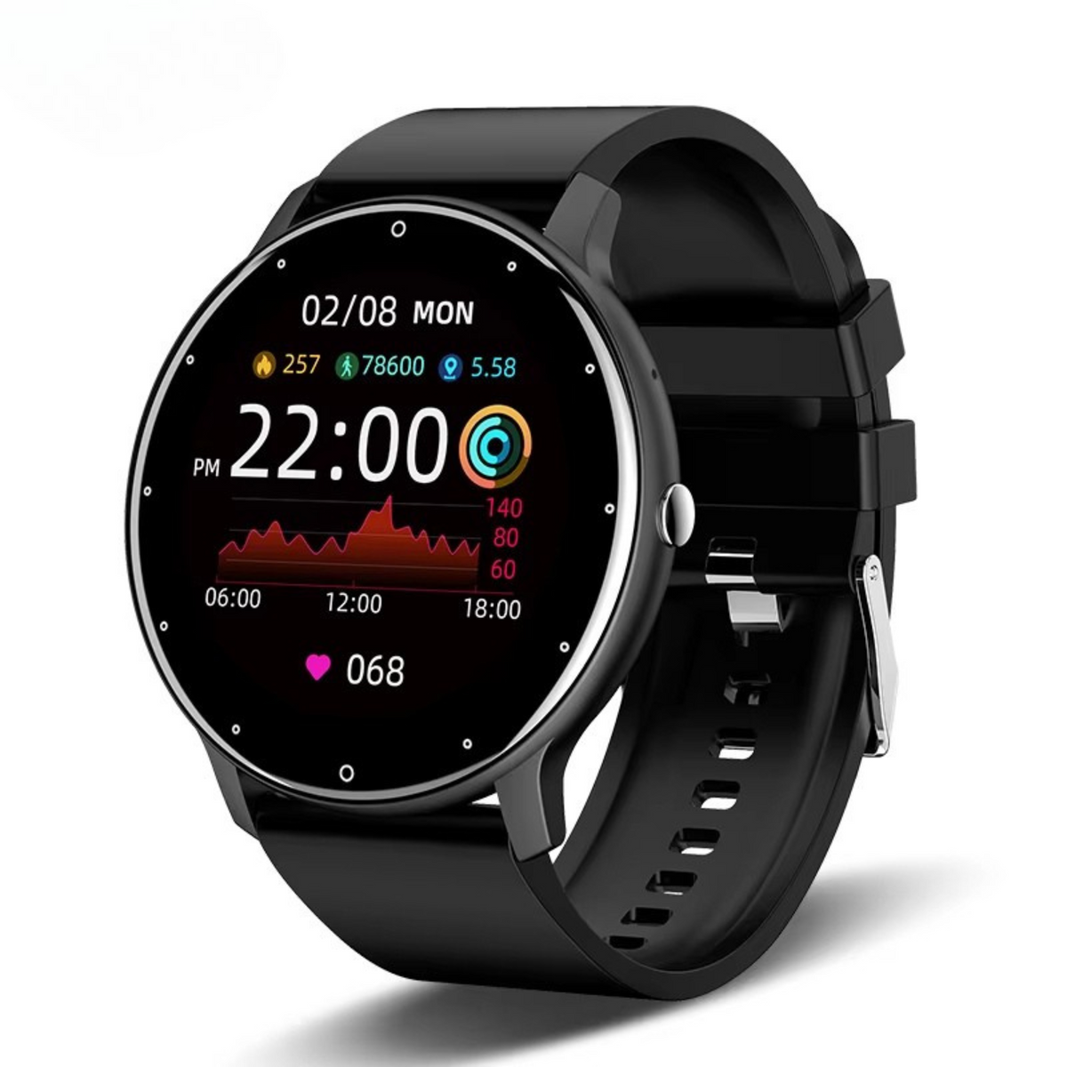 Montre connectée santé – mesure de la pression artérielle, de la fréquence cardiaque et du SpO₂, moniteur de sommeil, montre fitness