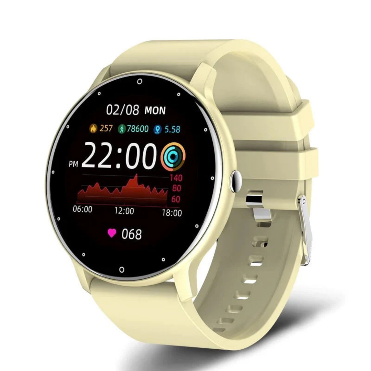 Montre connectée santé – mesure de la pression artérielle, de la fréquence cardiaque et du SpO₂, moniteur de sommeil, montre fitness