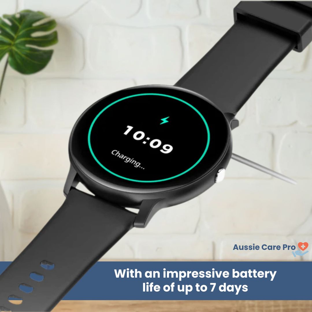 Montre connectée santé – mesure de la pression artérielle, de la fréquence cardiaque et du SpO₂, moniteur de sommeil, montre fitness