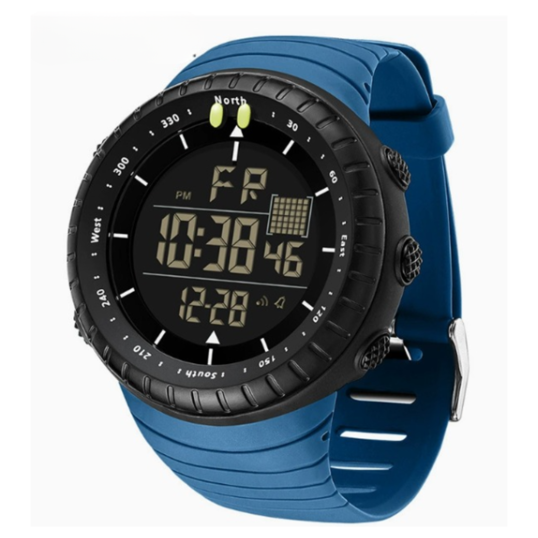 Montre de sport numérique étanche pour homme