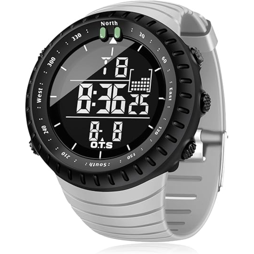 Montre de sport numérique étanche pour homme