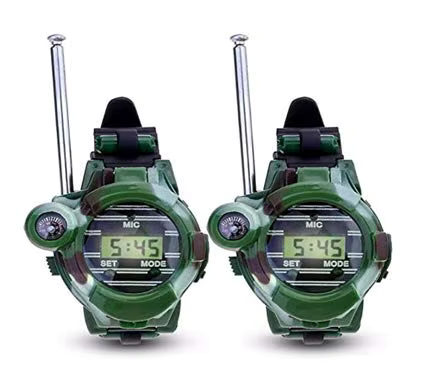 Montre de survie talkie-walkie 7-en-1 camouflage pour enfant