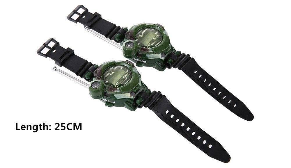 Montre de survie talkie-walkie 7-en-1 camouflage pour enfant