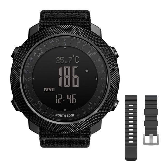 Montre digitale d'extérieur avec altimètre et boussole