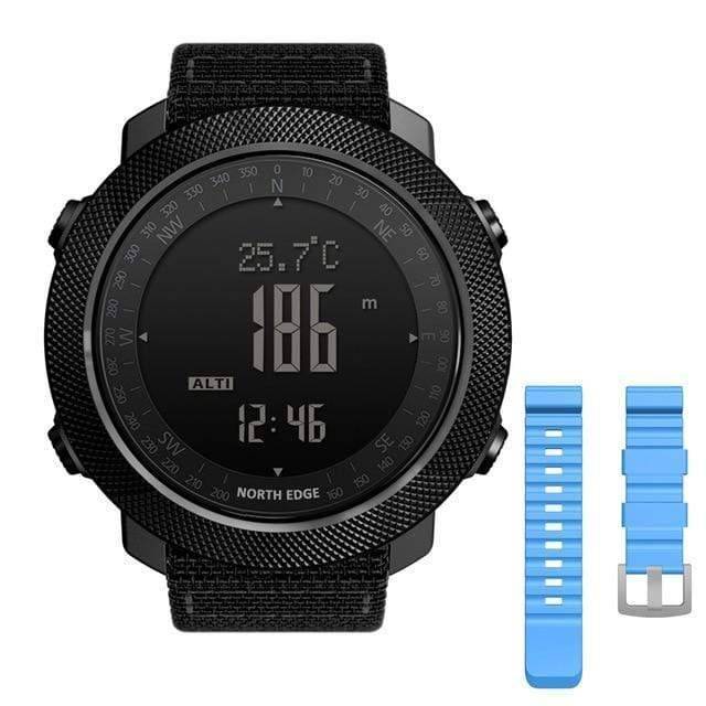 Montre digitale d'extérieur avec altimètre et boussole