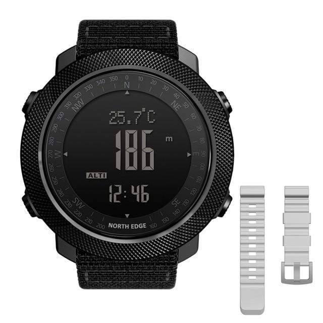 Montre digitale d'extérieur avec altimètre et boussole