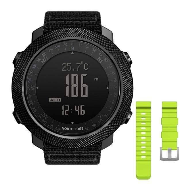 Montre digitale d'extérieur avec altimètre et boussole