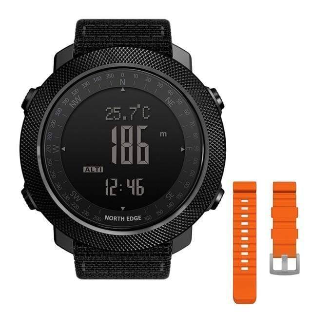 Montre digitale d'extérieur avec altimètre et boussole