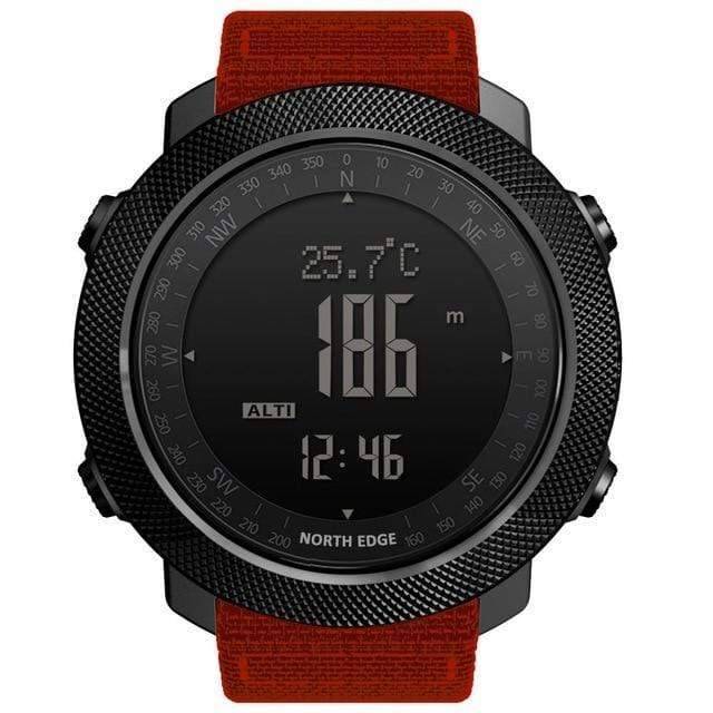 Montre digitale d'extérieur avec altimètre et boussole