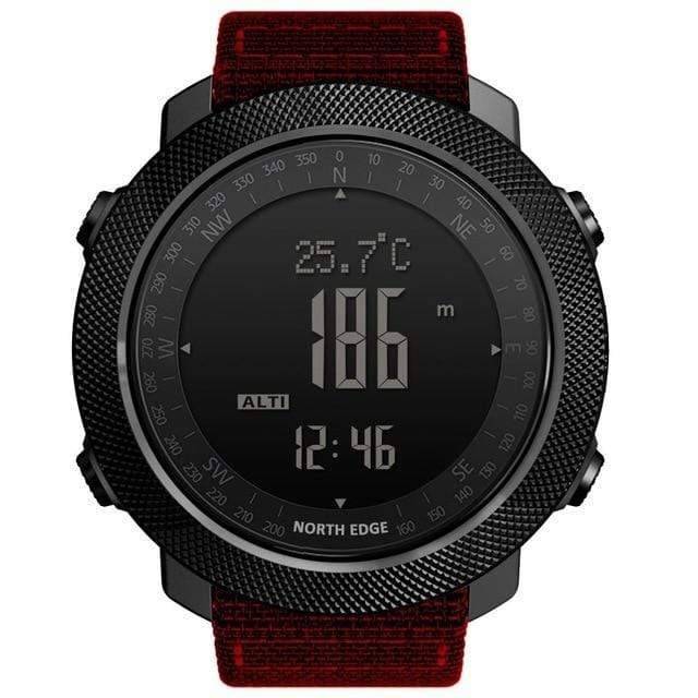 Montre digitale d'extérieur avec altimètre et boussole