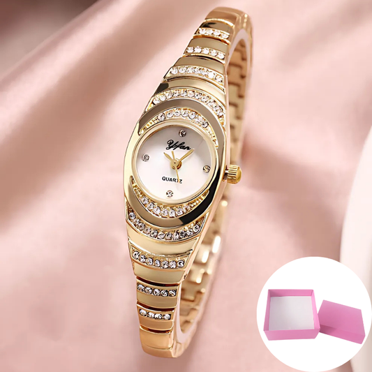 Montre élégante: montre moderne et élégante pour femme avec coffret cadeau
