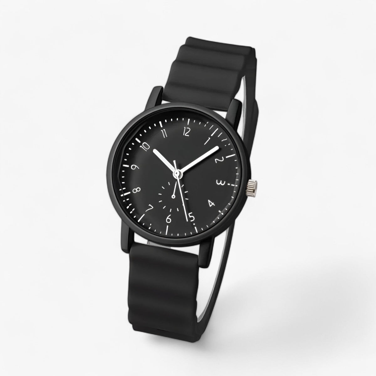 Montre Jelly – Montre à quartz colorée avec bracelet en silicone ondulé élégant