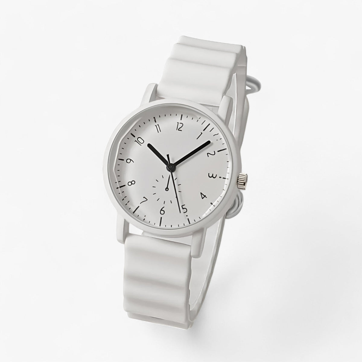 Montre Jelly – Montre à quartz colorée avec bracelet en silicone ondulé élégant