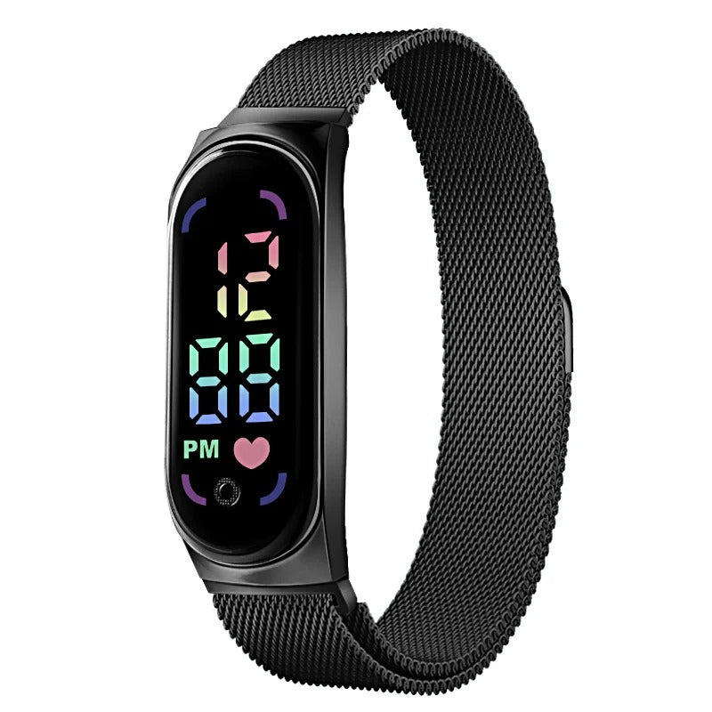 Montre LED magnétique pour femme