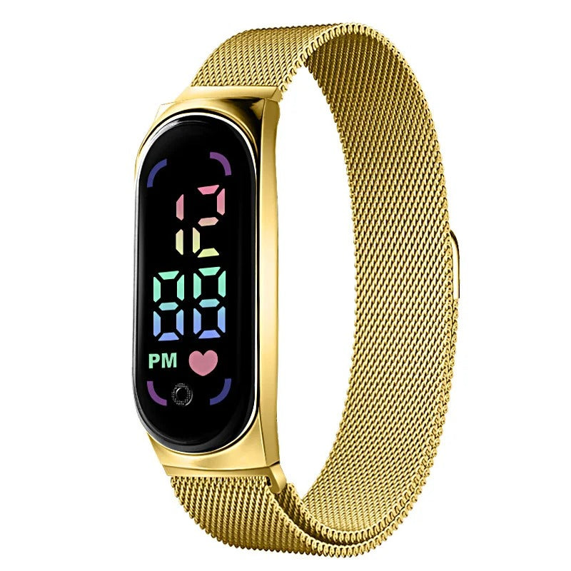 Montre LED magnétique pour femme