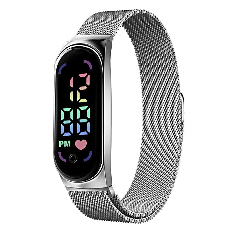 Montre LED magnétique pour femme