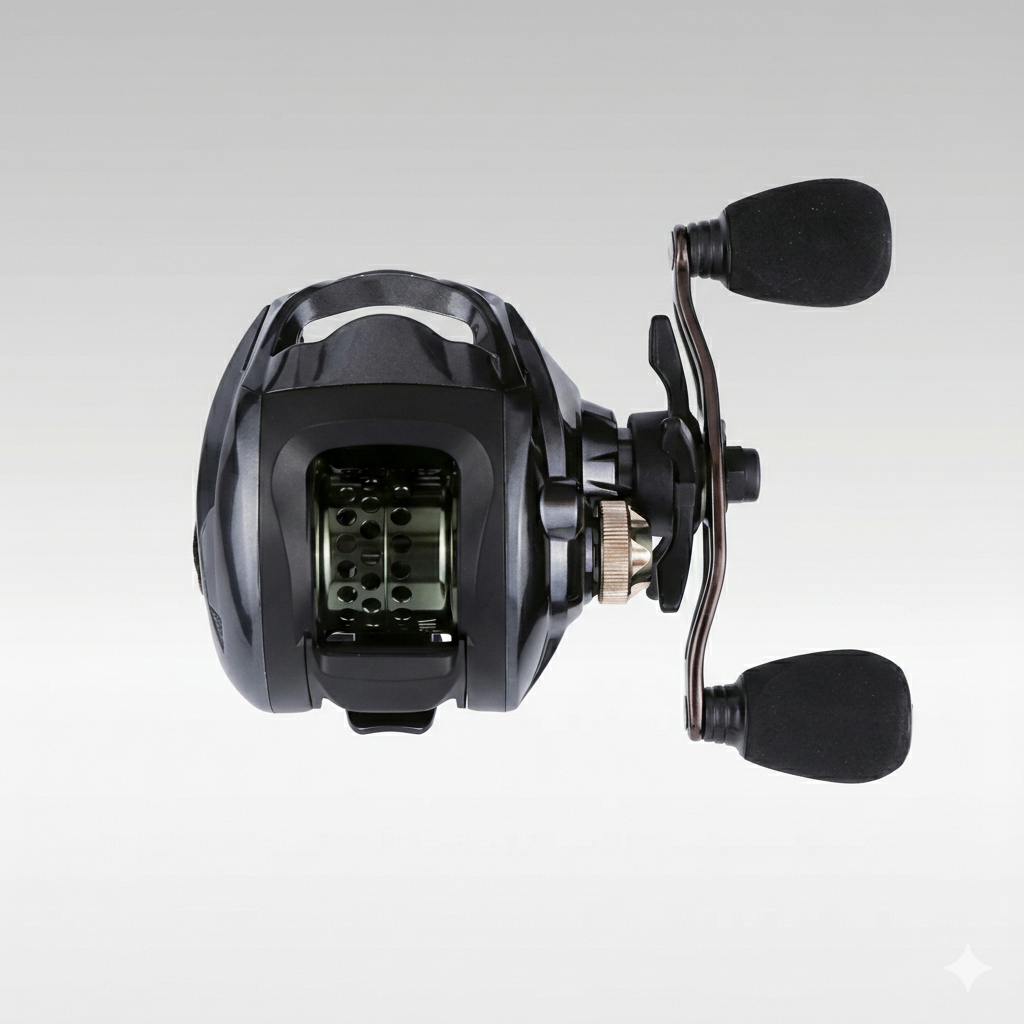 Moulinet baitcasting ultraléger – Lancer long et fluide