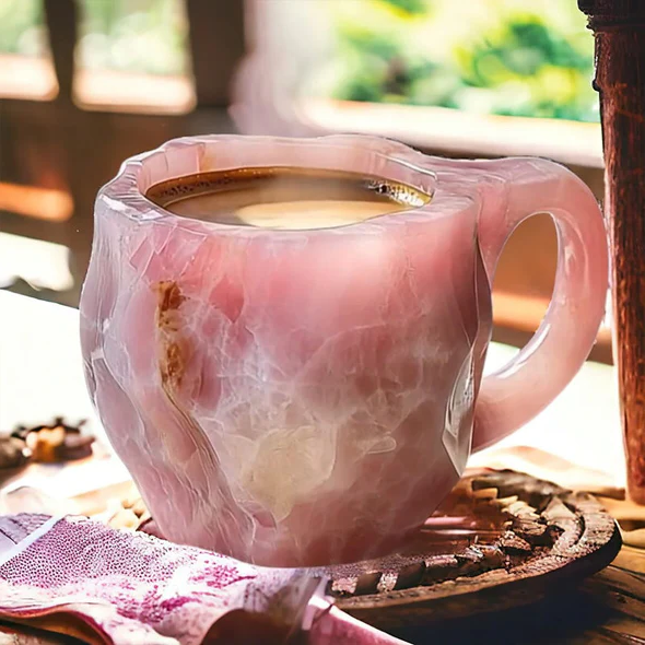 Mug en cristal 180ml – Design quartz élégant