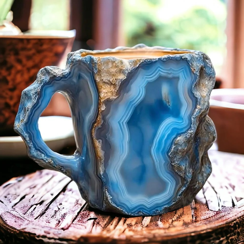 Mug en cristal 180ml – Design quartz élégant