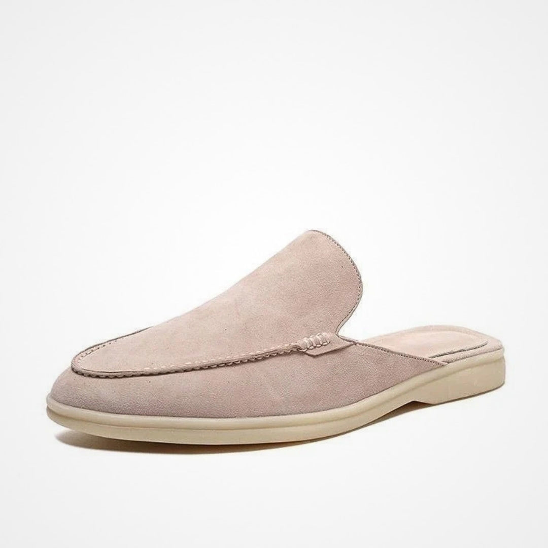 Mules mocassins avec finition luxueuse