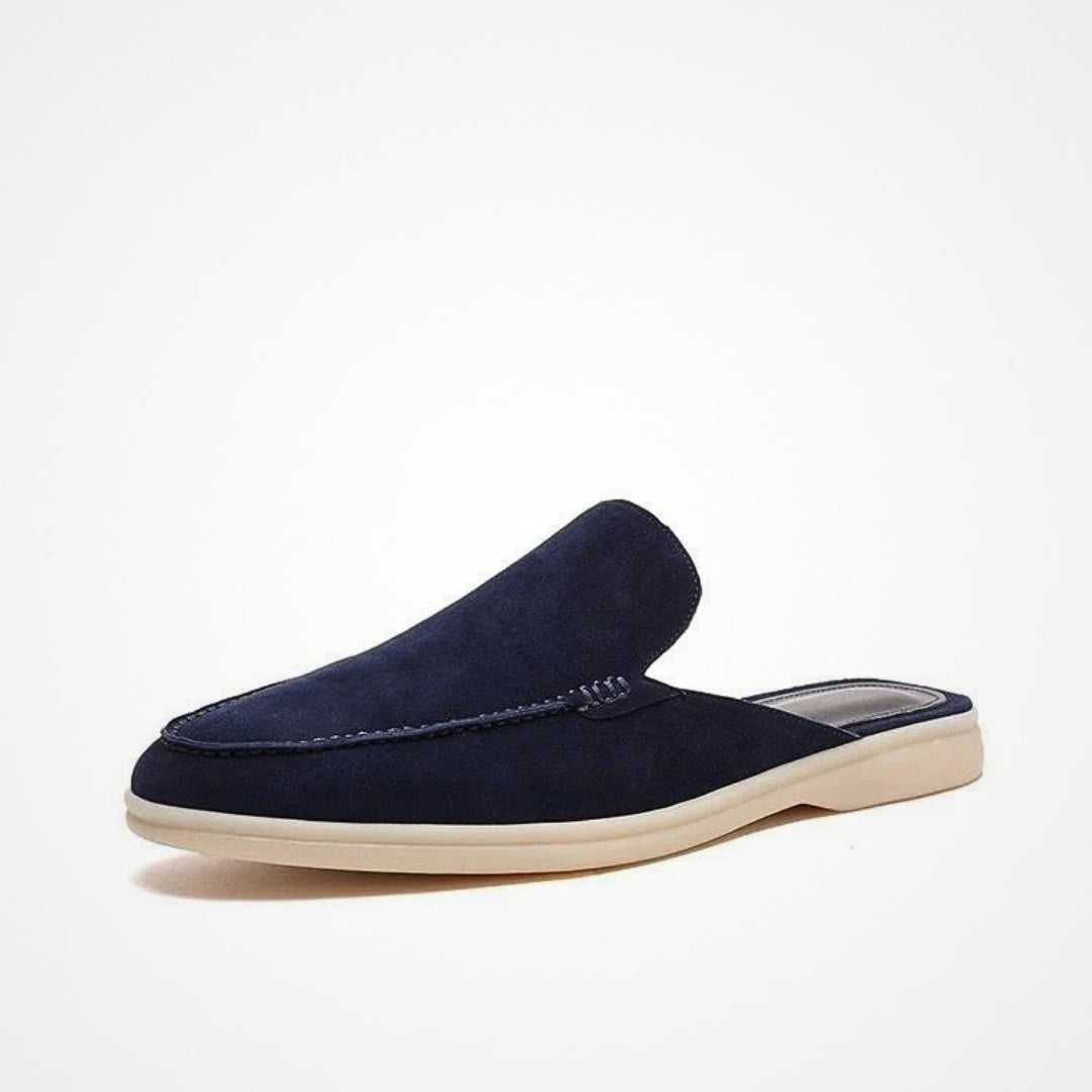 Mules mocassins avec finition luxueuse
