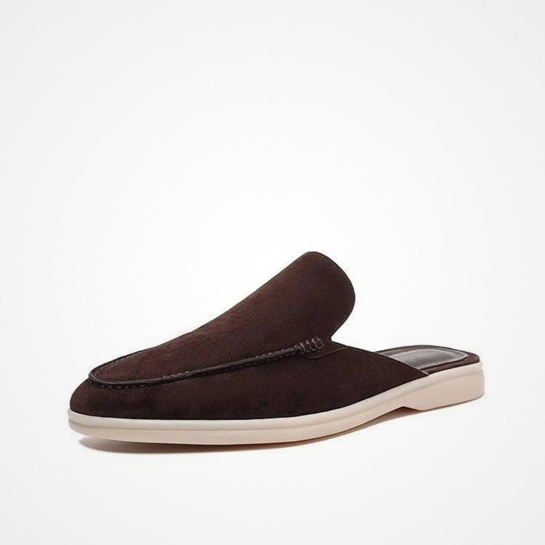Mules mocassins avec finition luxueuse