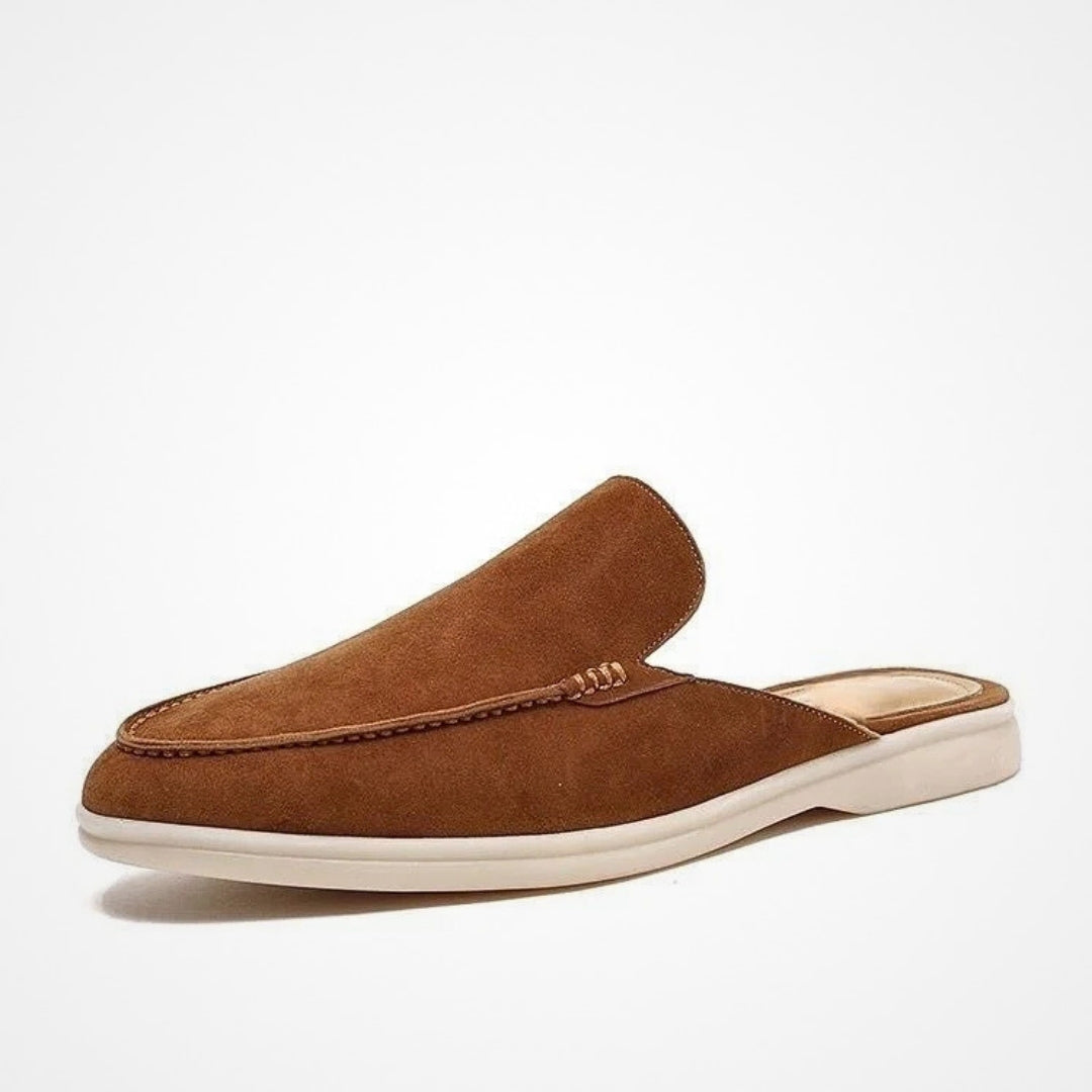 Mules mocassins avec finition luxueuse