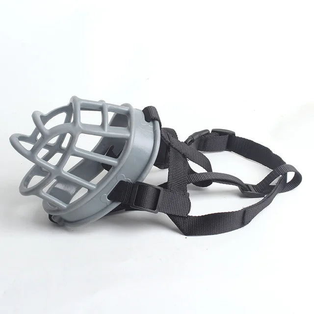 Muselière pour chien en silicone réglable
