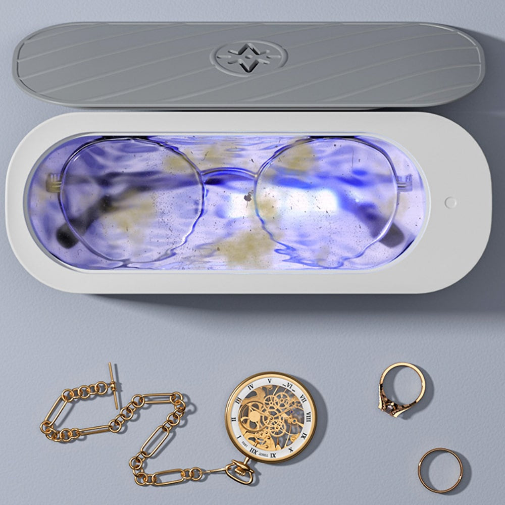 Nettoyeur à ultrasons pour bijoux et lunettes