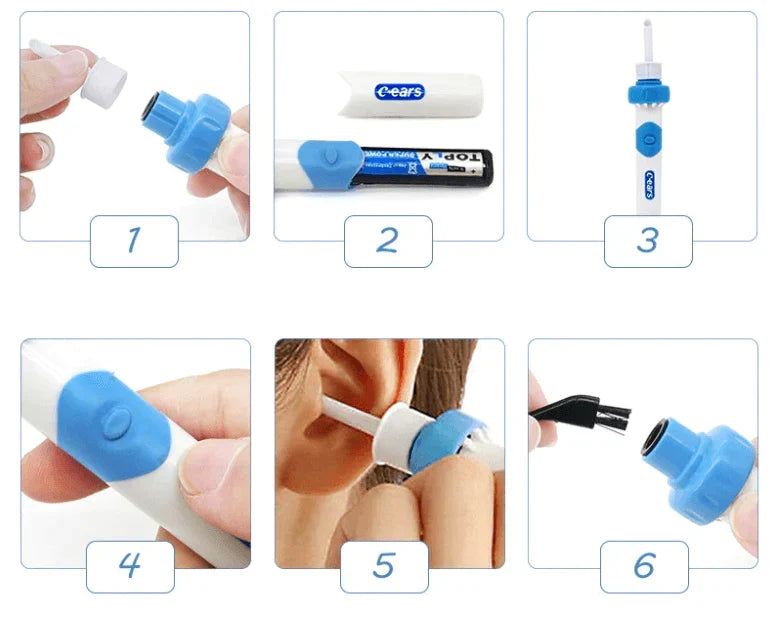 Nettoyeur électrique de cérumen auriculaire