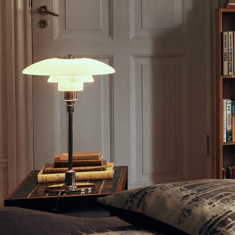 NORDILUX – Minimalist Dimmable Table Lamp with Warm LED Light