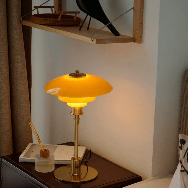 NORDILUX – Minimalist Dimmable Table Lamp with Warm LED Light