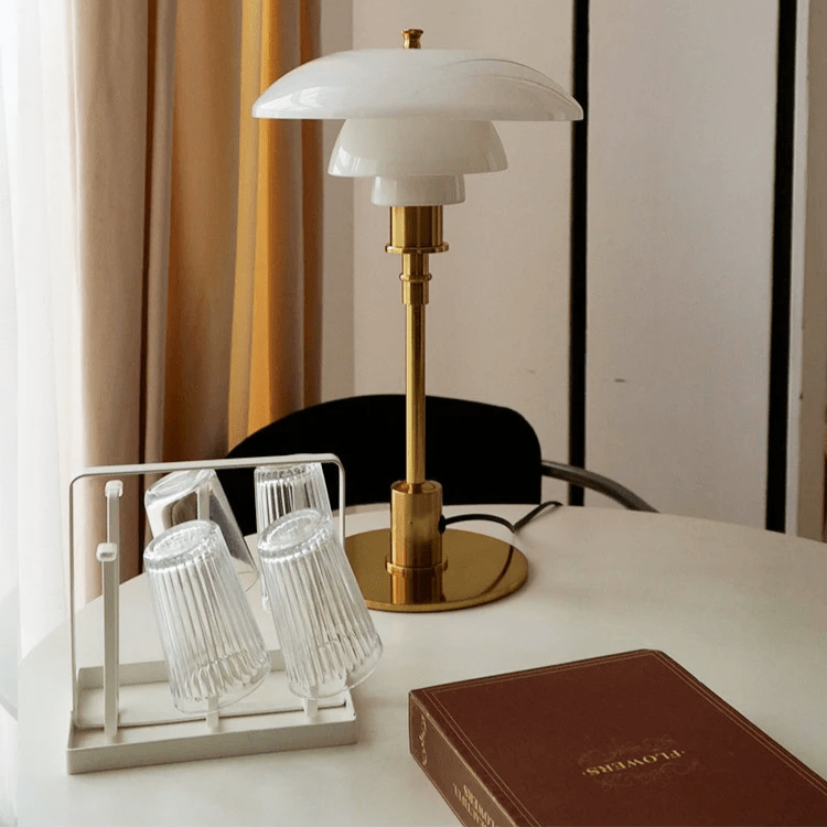 NORDILUX – Minimalist Dimmable Table Lamp with Warm LED Light