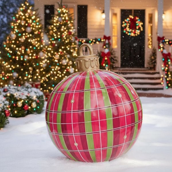 NORTHORB – Large, Weatherproof Christmas Baubles for Indoor & Outdoor Use