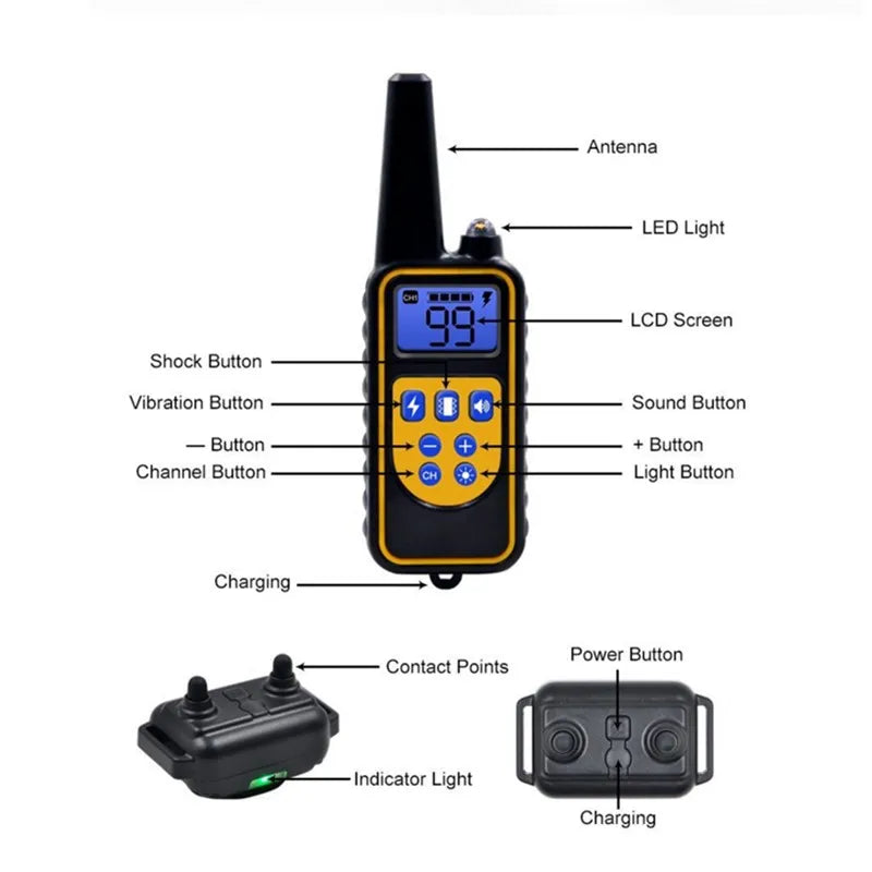 Norvo | Electric Training Collar for Dogs E-Collar – Safe, Effective, Remote Control
